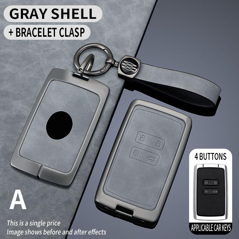 Car Key Case Cover For Renault Austral Kadjar Clio Megane Captur Arkana Koleos Zoe Scenic Dacia Sandain Accessories