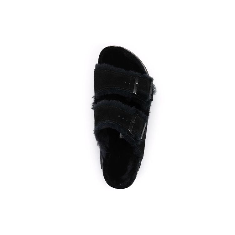 Birkenstock Arizona Suede Soft Sole Comfortable Fashion Sandals Men Sandals Black 0752663