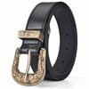 Women'S Belt Vintage Carved Needle Buckle Men'S Belt Punk Hip Hop Rock Style Jeans Pu Leather Belt Cheap Belt