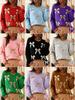 2025 Plus Size Retro Bow Casual Loose Women's Sweater