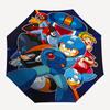1pc Mega Man Automatic Folding Umbrella, 3-Fold Design, 8-Bone Iron Frame, Outdoor, Ideal Gift for Fans, Travelers, Daily Use, Festive Present.Y058