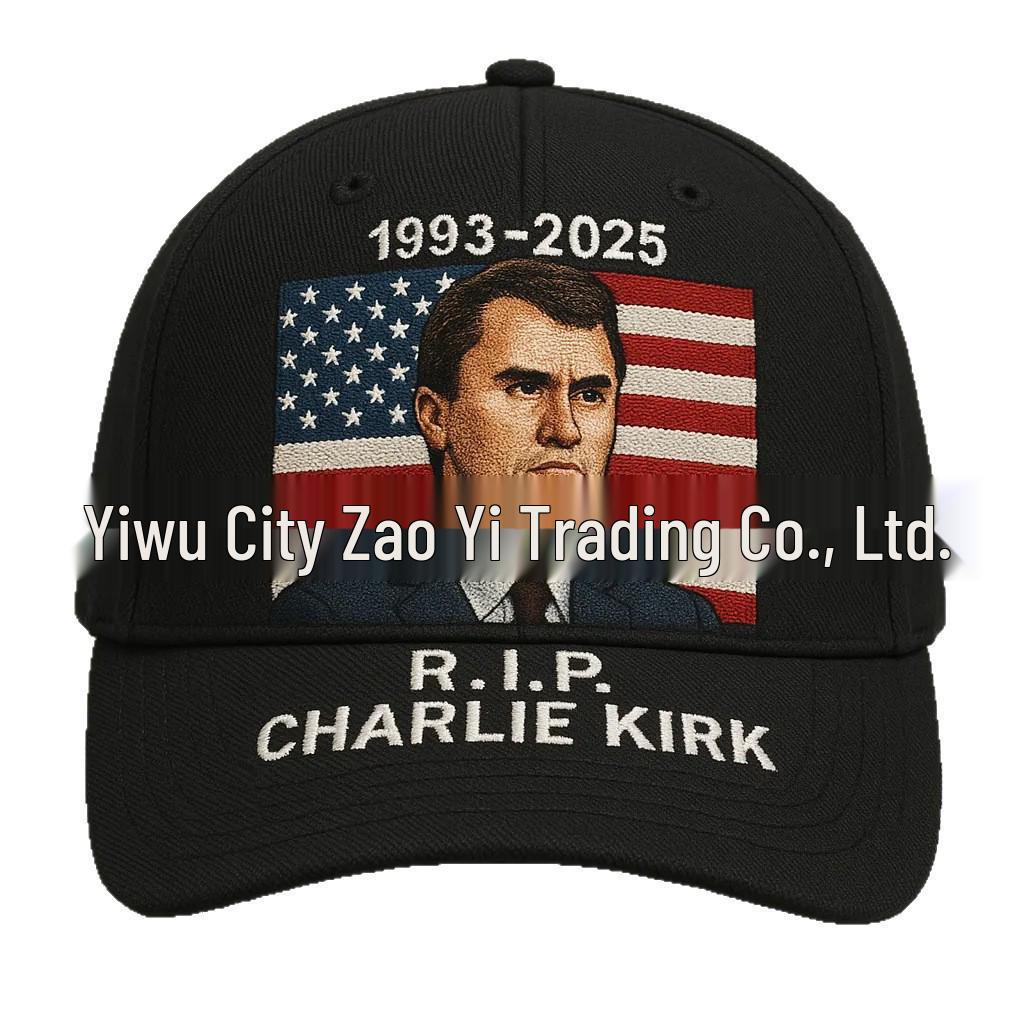 Charlie Kirk Memorial Unisex Commemorative Hat - New Arrival чёрный
