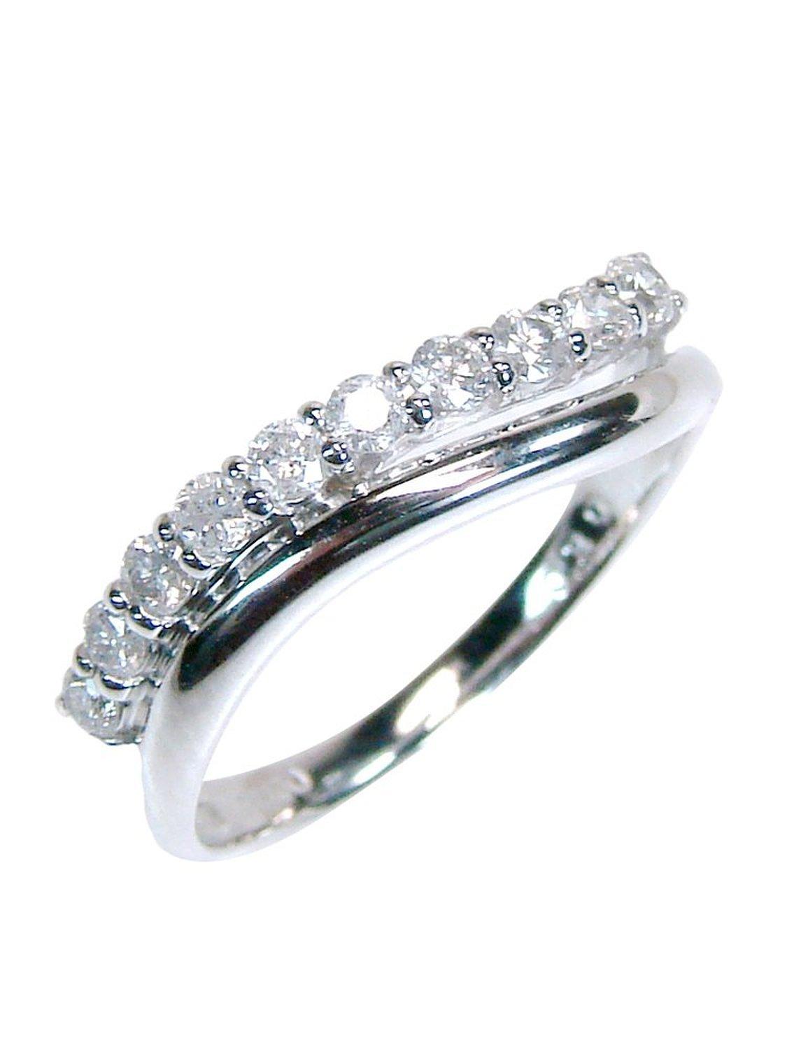 

и My Jewelry Carat Бриллиант Сладкий Апрель с Сертификатом Подлинности [Ваша Коробка] 0.30 Серебро/Платина Кольцо, Память, Камень Рождения, (11) [Подарочная упаковка]