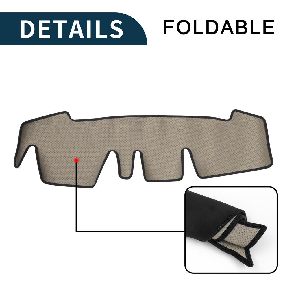 TUCKBOLD Dashboard Mat for Honda Car Dashboard Protective Interior Sun Flannel Set N-ONE JG3/JG4, Cover, Mat, Accessories, Protection, Anti-Glare,