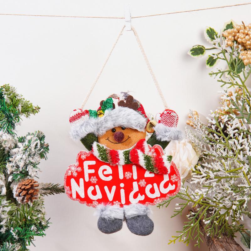 Christmas Fabric Doll Ornaments Collection - Small Hanging Tree Decorations & Gifts
