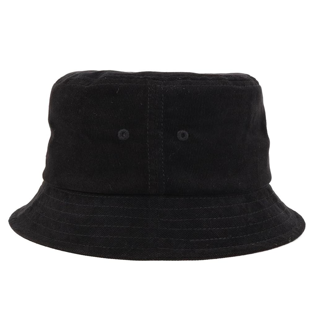 Mozu Corduroy Bucket Hat Black 371-0014