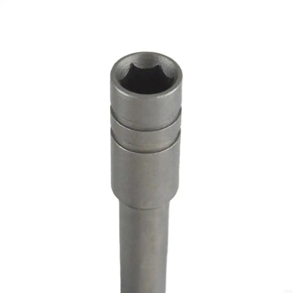 1Pcs Durable 83mm Extension Bar Steel 1/4" Hex Extension Rod with Round Handle Bit Adapter Hardware Tool Parts