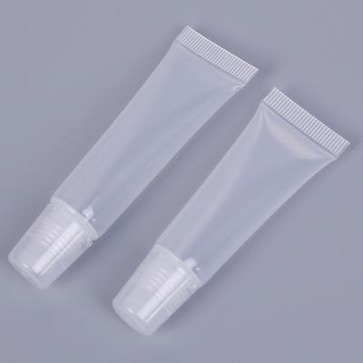 10 pezzi 8 ml/15 ml tubi di plastica vuoti contenitori cosmetici trasparenti per lucidalabbra balsamo
