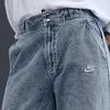 Nike Sportbekleidung Mode Lässig Vielseitig Einfarbig Jeans Damen Unterteile Blau IF0625-440