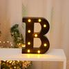 Cross-border Hot-Selling Black LED Letter Lamp for Proposal, Festival Decoration, and Ambiance Arrangement