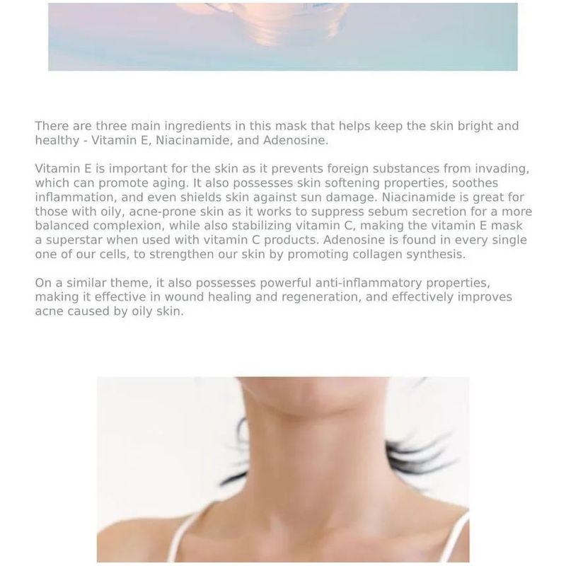 dear, klairs Freshly Juiced Vitamin E Mask