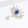 Exquisite Luxurious Temperament Devil'S Eye  Brooches For Women Clothing Coat Jewelry Accessries Gifts