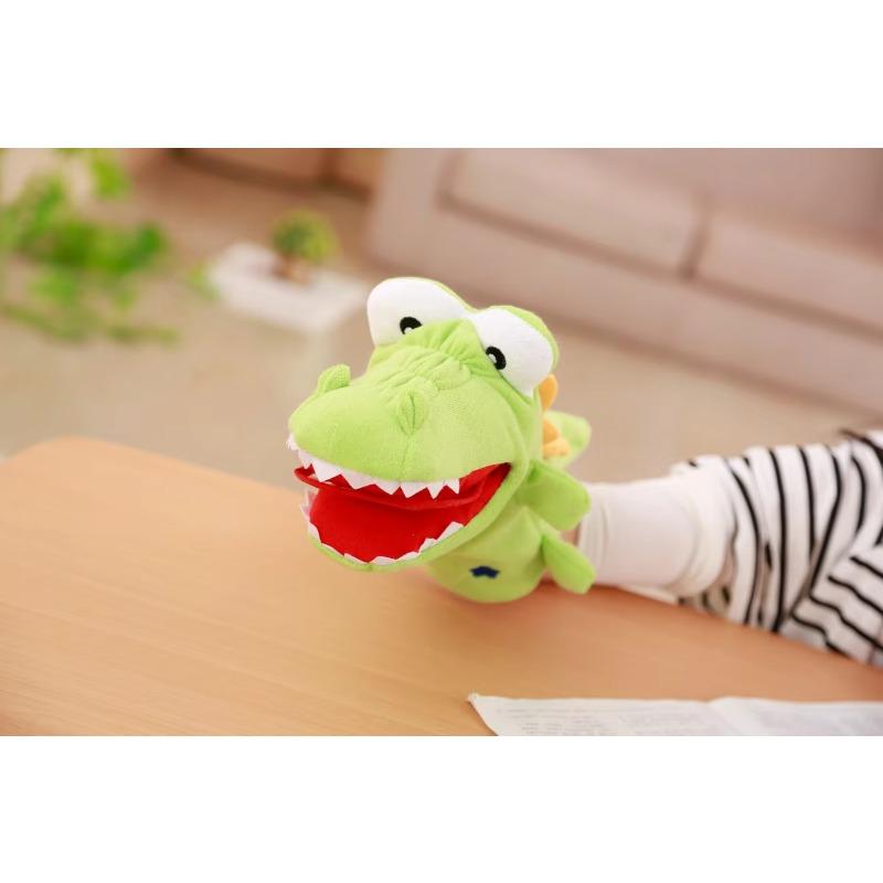 Stuffed Animal Hand Puppet Panda Dinosaur Dragon Duck Elk Cute Stuffed Animal Doll Christmas Gift For Boys And Girls