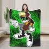 Horro Murder Drones Blanket Cover Anime Black Comedy Flannel Throw Blanket Bedding Couch Personalised Soft Warm Bedsprea,