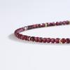 [GAVU] [Garb] 3mm Garnet Cubic Zirconia Power Stone Necklace for Women