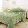 Plush Soft Fleece Blanket Thick Warm Bed Blanket Travel Blanket Sofa Blanket  Home Use