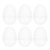 6pcs Fillable Candy Boxes Easter Party Favors Large Transparent Plastic Eggs Reusable Storage Present Ideas Halloween Prize