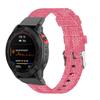 For Garmin Fenix 7S/6S/5S/Instinct 2S Breathable Canvas Watch Strap Smart Watch Band with Tool