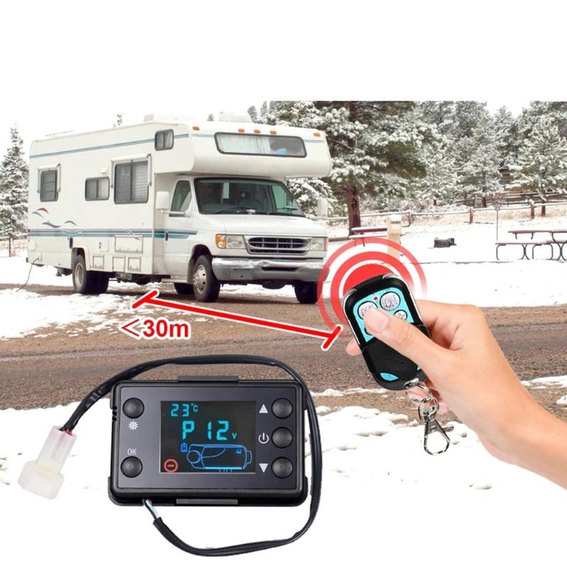Universal LCD Remote Controller For 2kw 5kw 8kw 12V 24V Diesels Parking Heaters With Programmable Timer And Temperature Adjustment