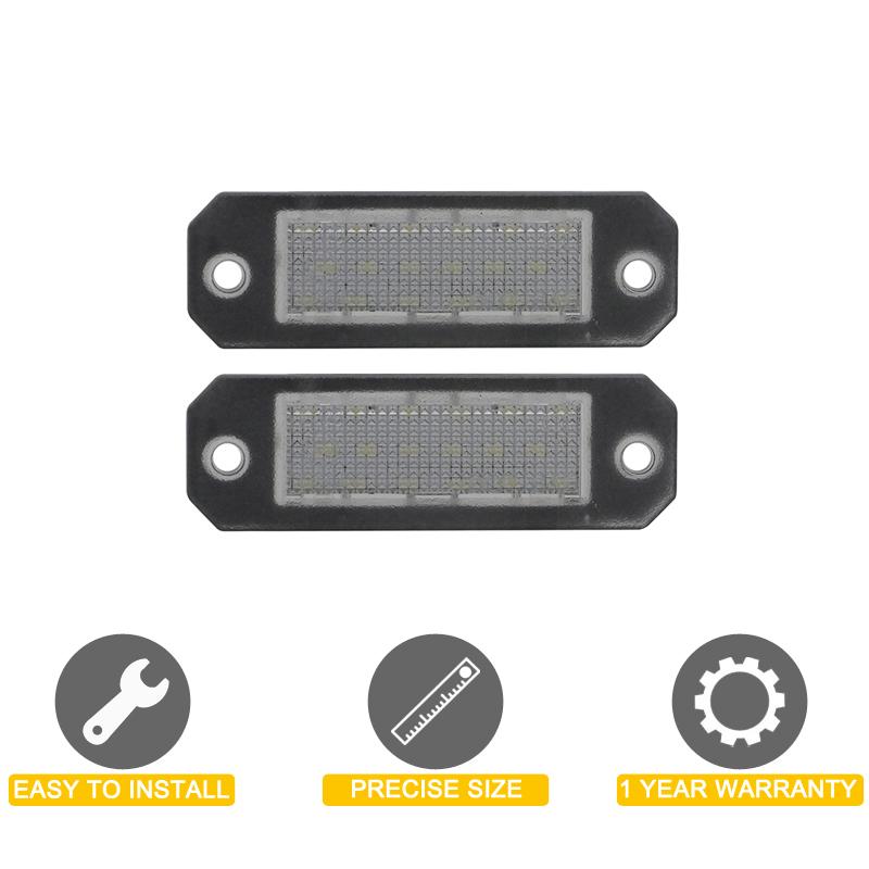12V LED Lampa Tablicy Rejestracyjnej Do VW Transporter T5/T6 2003-2019 Caddy 2004-2017 Biały Zespół Lampy Tablicy Rejestracyjnej