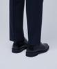Musinsa Standard Recycled One-Tuck Relaxed Tapered Hidden Banding Crop Slacks [Navy]