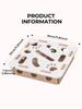 Cat Puzzle Toy Felt Puzzle Box Cat Exercise Toy with Ball Indoor Sports Entertainment Hunting Cat Toys for Indoor Cats