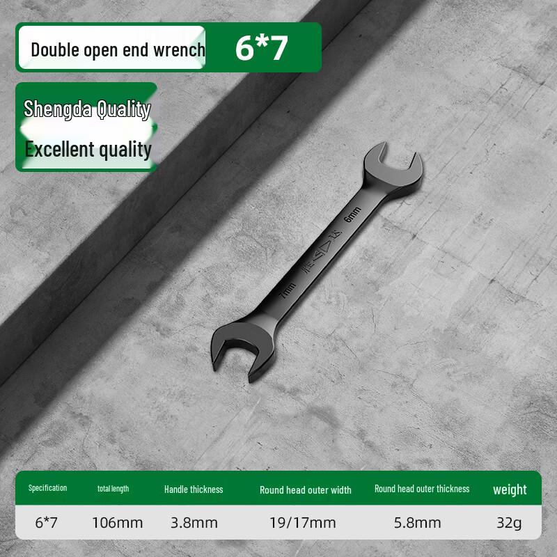 

Ally Shengda High Hardness Double-Head Open-End Wrench