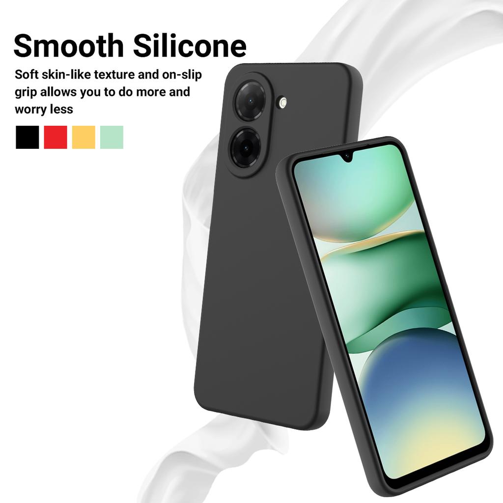 For Xiaomi Redmi A5 NFC (EU) (173.45mm) Liquid Silicone Case Phone Back Cover with Hand Strap