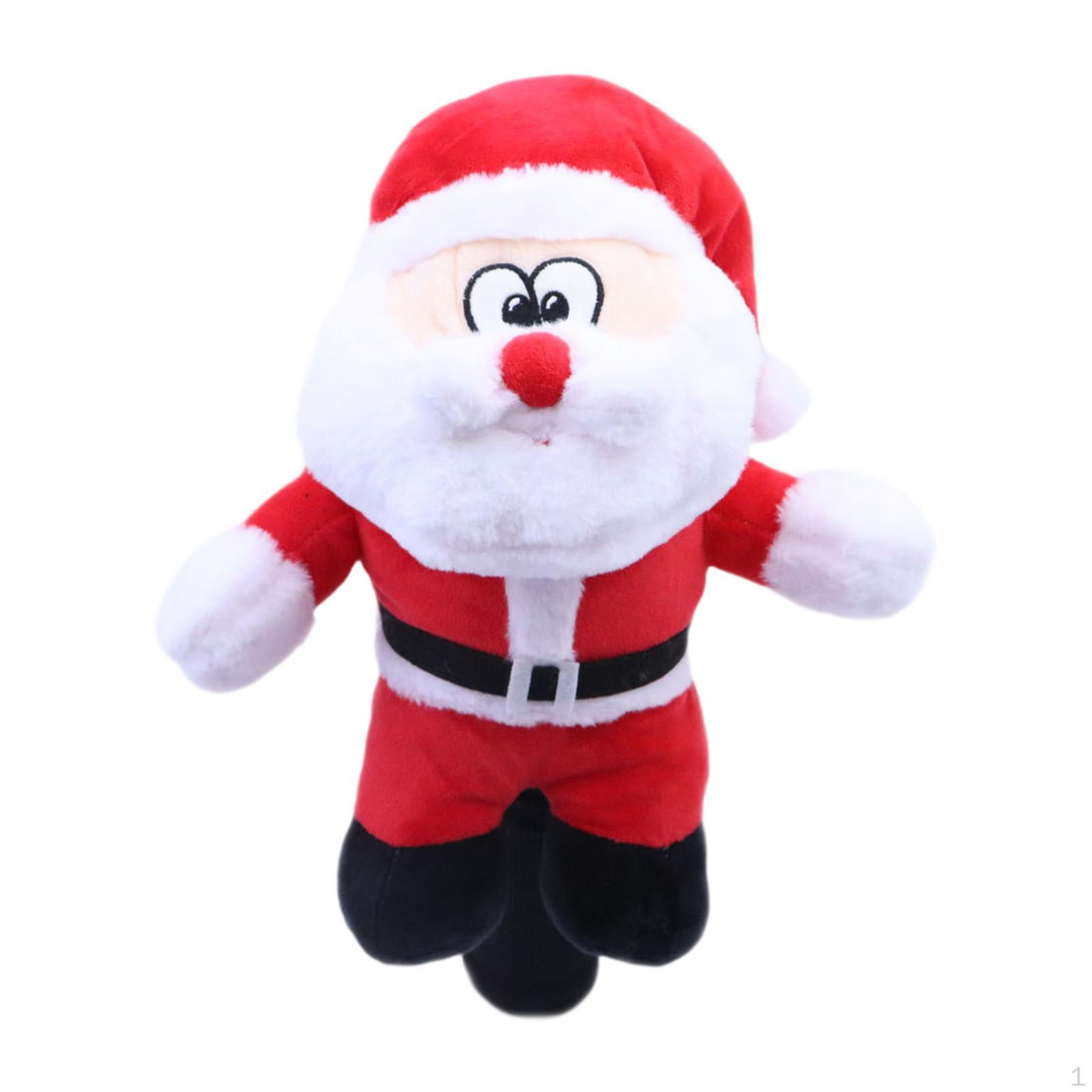 

Рождественский чехол для гольфа с головой животного из дерева для No 1, практичный, устойчивый к царапинам, милый Santa Claus