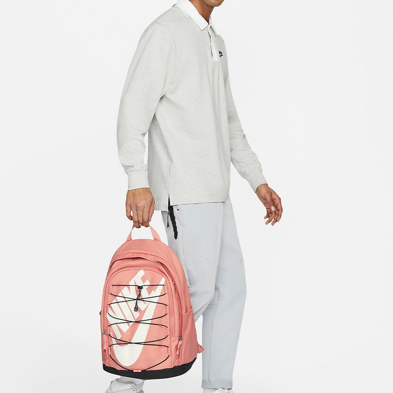 Nike Hayward Fabric Backpack Regular Unisex Elegant Light Pink/Light Umber Root Brown DV1296-824