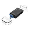 6-in-1 Multifunctional USB 3.0 Card Reader Mini Type-C TF-SD Card Reader OTG Adapter for Mobile Phone