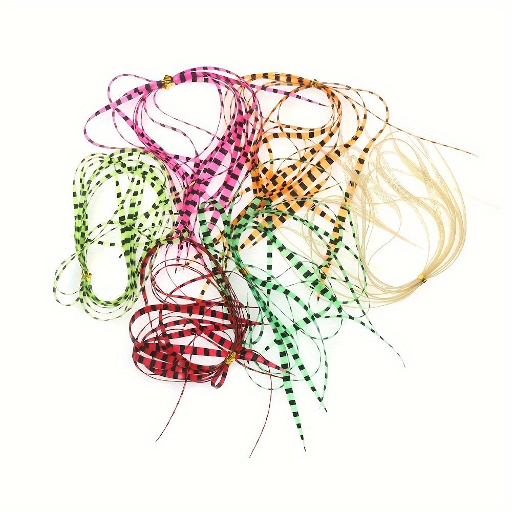 10KS Silikonové Sukně Streamerové Návnady Přívěsky Integrovaný Spinnerbait Buzzbait Gumové Jigové Návnady Materiály pro Vázání Mušek