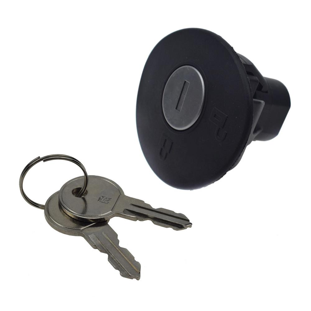 8U5A9C268AC Car Locking Gas Fuel Tank Plug Cover Cap With 2 Keys For Ford Fiesta