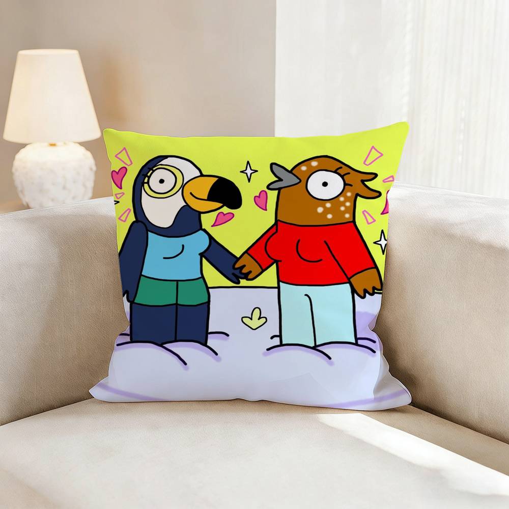 Tuca and Bertie Pillow Case Cushion Cover Throw Pillow Case For Car Sofa