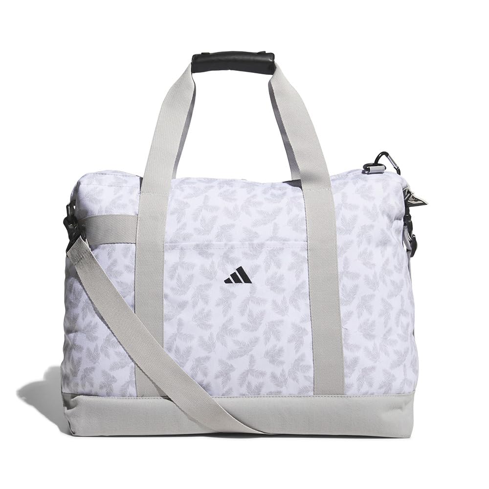 

Adidas Golf Palm Tree Tote Two Bag, White/Grey