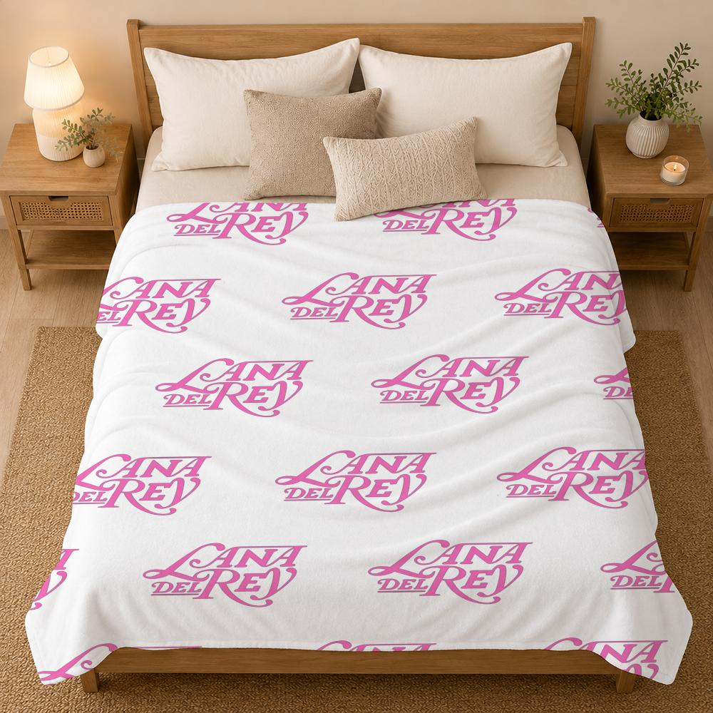 Lana Del Rey Singer Throw 240G Flannel Blanket, Suitable For Sofas, Beds, Offices, Exquisite Gift Blankets