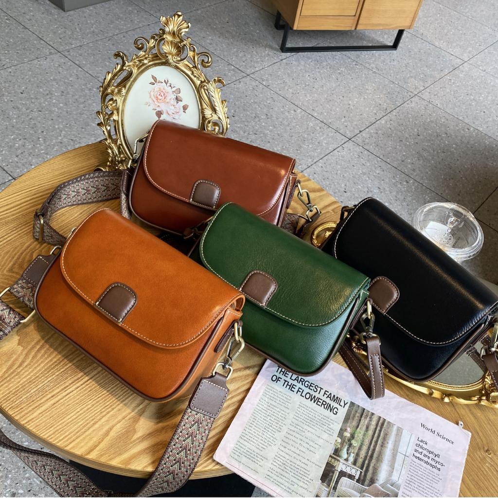 Cowhide Women, Shoulder Crossbody Shell Bag, Simple Fashion Bag Girls Small Handbag