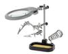 Third Hand Soldering Tool Set Holder Magnifying Glass Kemot