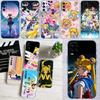 TR34 S-Sailors Art M-Moon Transparent Phone Case for Motorola Moto Edge 20 30 40 50 S30 Fusion Ultra Pro Neo Lite + G200 G23