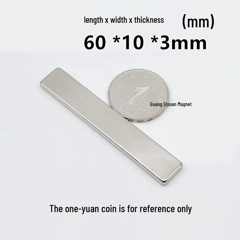 N52 Super Strong Neodymium Iron Boron Magnet, Rectangular 25x30x100mm, Permanent Magnetic Steel Sheet.