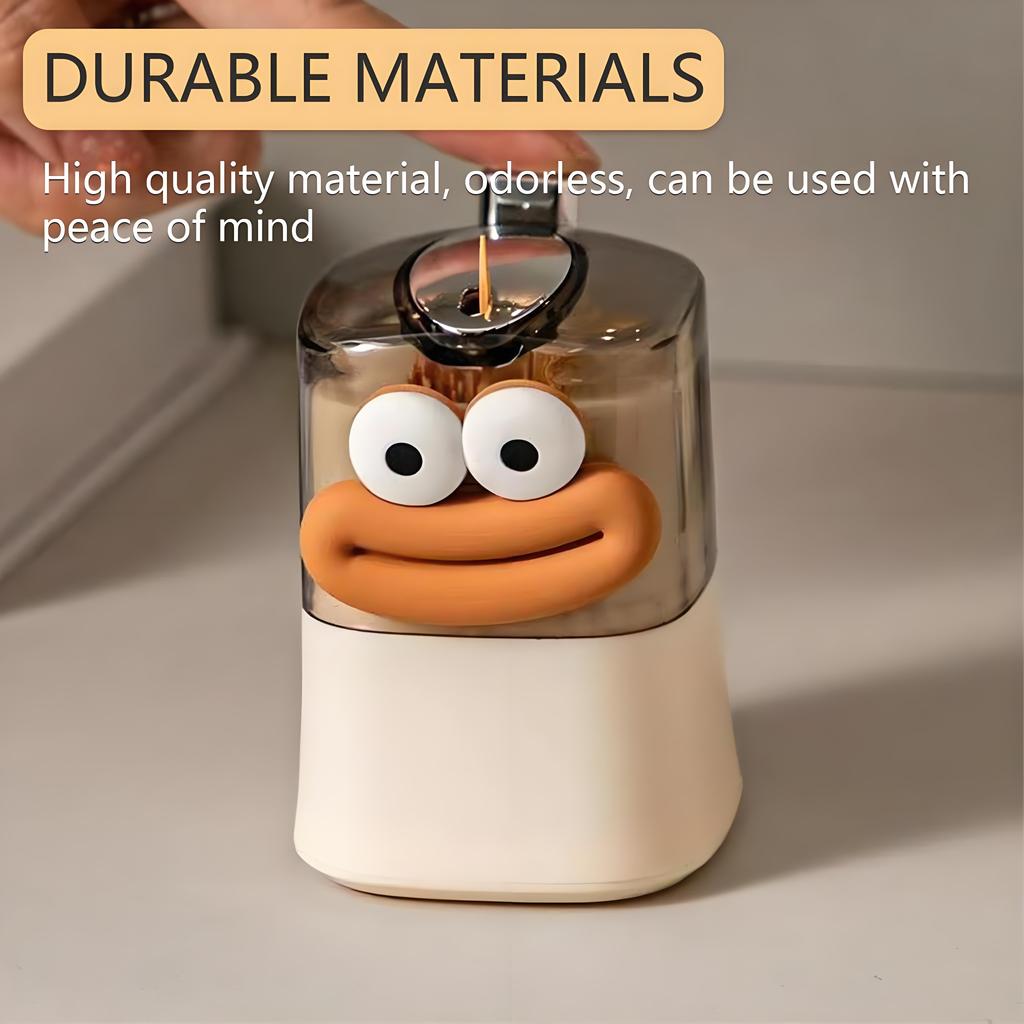 2-Pack Automatic Toothpick Dispenser | Pop-Up Design & Dust-Proof Cover | Novelty Kitchen Dining Table Counter Organizer