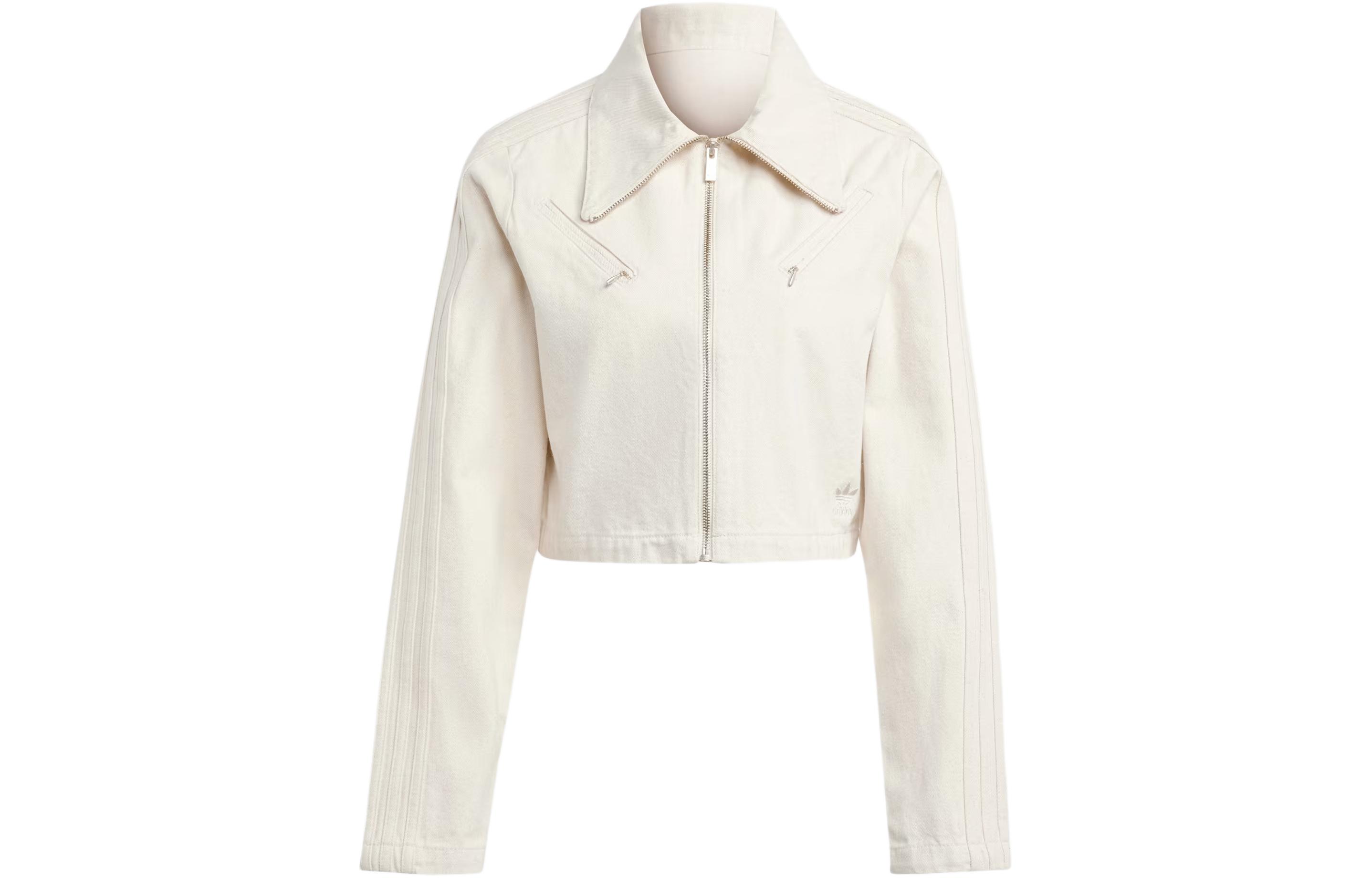 Adidas Fashion Montreal Cropped Denim Jacket IS3583 XS