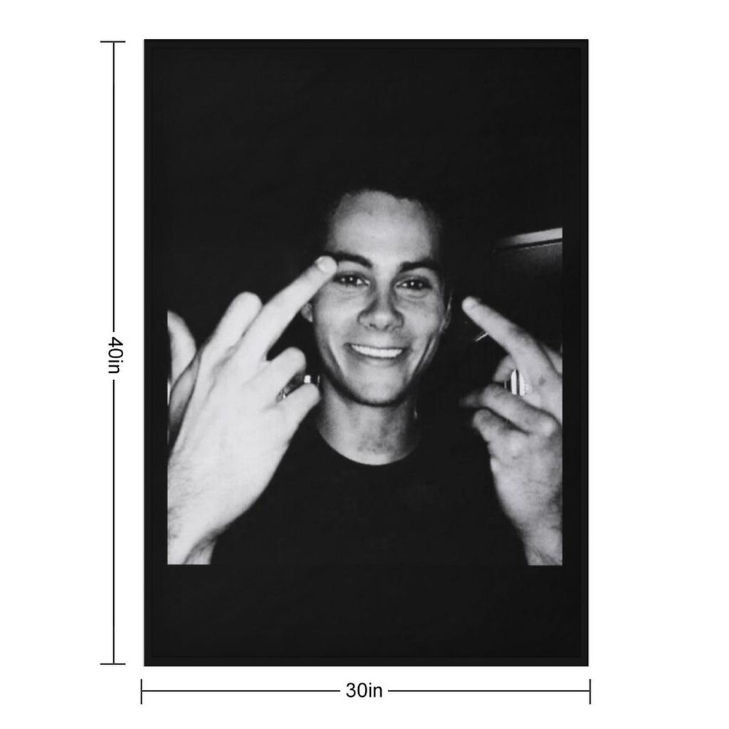 Dylan Obrien Throw Blanket Tourist Furrys Extra Large Throw Soft Big Blankets
