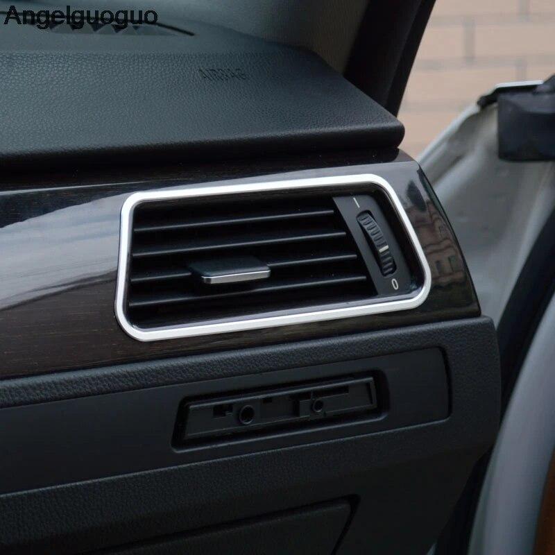 3PCS AC Outlet Trim Air Outlet Frame Stickers Covers For BMW 3 Series E90 2005-2012 ( Red, Silver Option)