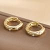 New 925 Silver Shining Zircon Earrings Women's Circle Spiral Star Shaped Earrings Elegant Jewelry Birthday Party Gifts