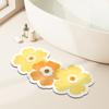 Small Fresh Flowers Diatom Mud Mat Home Bathroom Cute Flower Non-slip Mat Bathroom Absorbent Quick Drying Mat