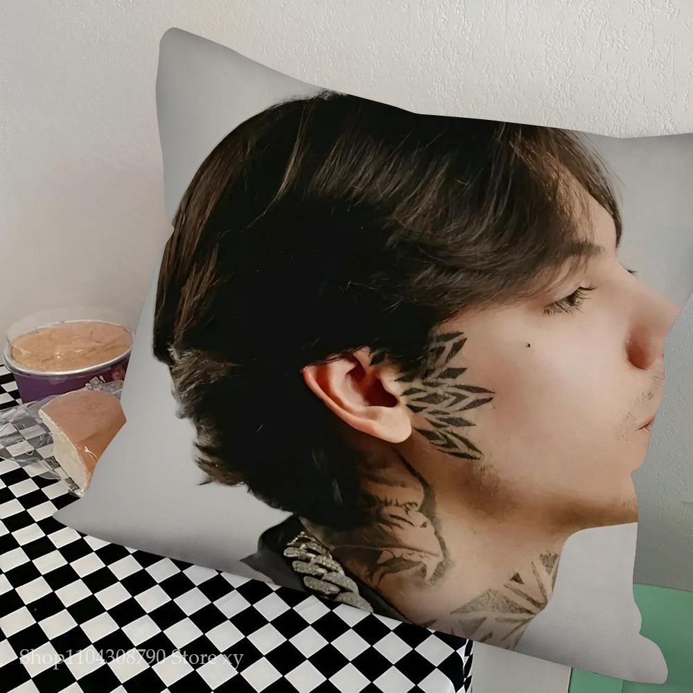 Rapper Natanaels Cano Pillow Case Fashion Square Pillowcase Bedroom Sofa Room Ins Decoration Leisure Cushion Cover 40x40