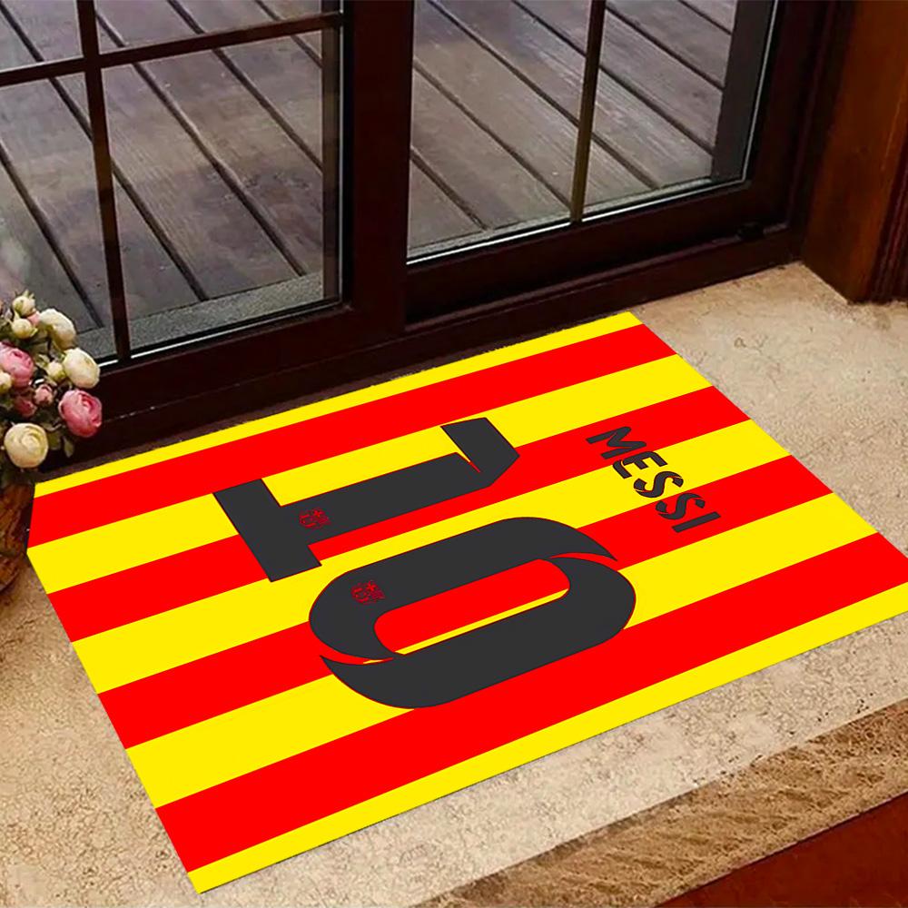 Messi's Legacy Soccer Floor Rug Office Rug Design for Hallway Game Room Decorate room Bedrooms Antislip Carpet Office home decor