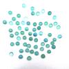 Natural Aqua Chalcedony Round Cabochon Loose Gemstone Lot 11 Pcs 9 MM 30 CT For Jewelry Making