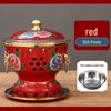 Qiwei Single Serve Copper Enamel Mini Hot Pot